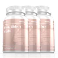 Image of Hair, Skin + Nails with Selenium, Biotin & Lutein + Vitamin C - 180 Capsules