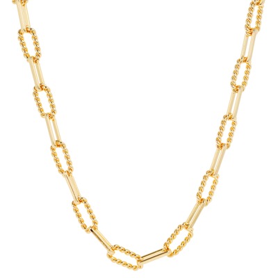 Lilly Twisted Cable Link Gold Chain Necklace