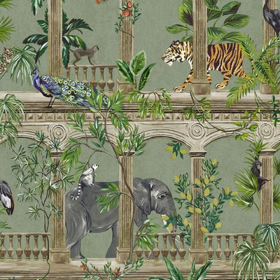 Cascading Gardens Wallpaper Collection Petra Sage Holden 91353