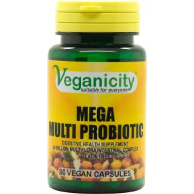 Vegan Mega Multi Probiotic Capsules | Vegan Supplement Store