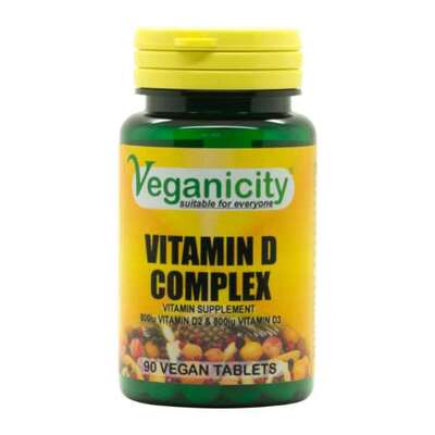 Vitamin D 1600 Complex &pipe; Vegan Supplement Store &pipe; Free Shipping