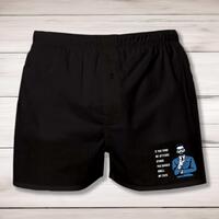 Attitude Stinks Smell My Cock Men’s Boxers – Black, Small