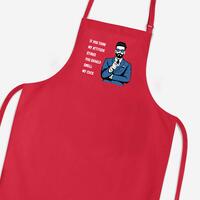 Attitude Stinks Smell My Cock Apron – Red, One