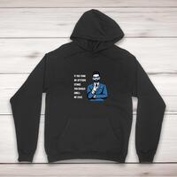 Attitude Stinks Smell My Cock Hoodie – Black, Small