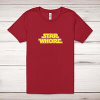 Star Whore Adult T-Shirt – Red, Small