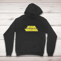 Star Whore Hoodie – Black, 4XL