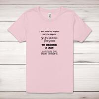 Take The Iron Throne Adult T-Shirt – Pastel Pink, Extra Large