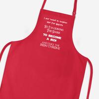 Take The Iron Throne Apron – Red, One