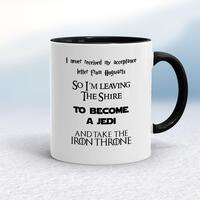 Take The Iron Throne Mug – White/Black, 10oz