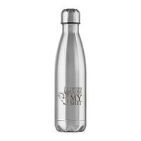 Losing My Shit Water Bottle – Silver, One