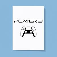 PS Player Greeting Card
