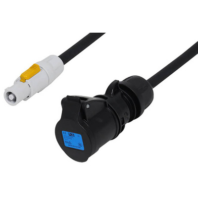 PowerCON to 16A Female Power Cable 1m