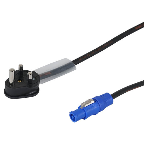 15A Male to PowerCON Adaptor with Titanex Rubber Cable 0.35m