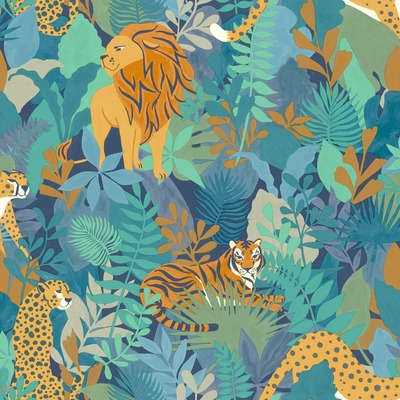 Animal Kingdom Wallpaper Blue Holden 13073
