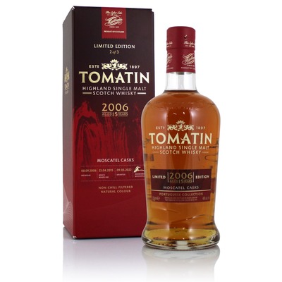 Tomatin 2006 15YO Moscatel Casks  The Portuguese Collection
