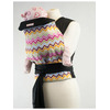 Image of Palm and Pond Mei Tai Baby carrier - Pastel Zigzag