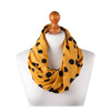 Image of Palm and Pond Nursing Scarf - Yellow with Black Spots