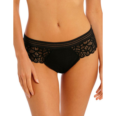 Wacoal Raffine Tanga Brief - Black - XS - 8
