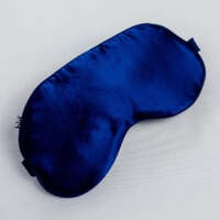 Luxury Gift Set – Silk Sleep Mask & Serenity Sleep Candle – Midnight Blue