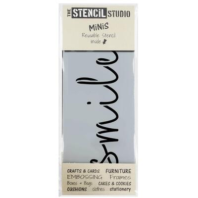 Stencil MiNiS - Smile - 20% off 4+ - Sheet Size 20 x 8 cm