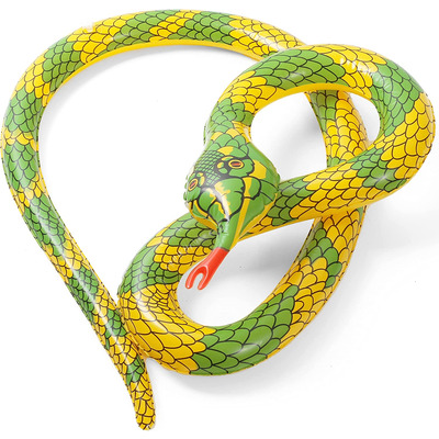 Giant 230cm Inflatable Green & Yellow Snake Boa Python