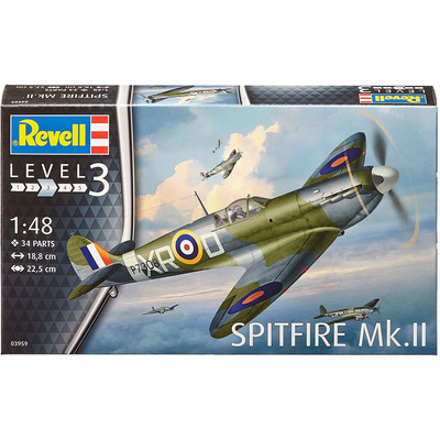 Revell Spitfire MK.II 1:48 British Military World War II Model Aircraft Kit
