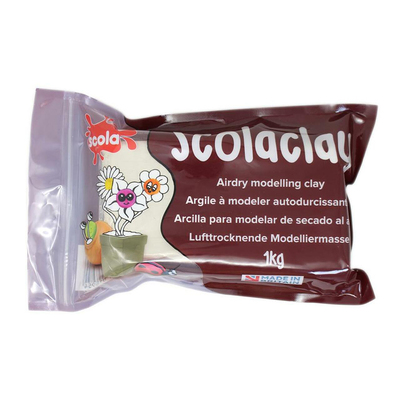 Scola White Air Drying Modelling Clay 1kg