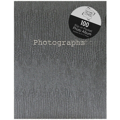 Tallon 6×4 Snakeskin Album Holds 100 – Grey