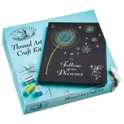 House Of Crafts Sewing Pin & Thread Art Craft Kit