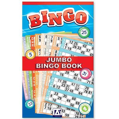 12-000 Bingo Tickets - 25 Books of 480 Easy Tear Bingo Tickets