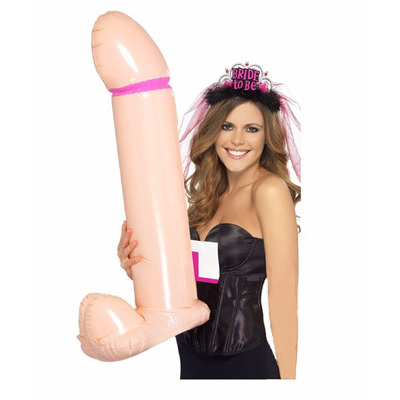 Giant 90cm Inflatable Pink Willy/Penis Hen Night Prop
