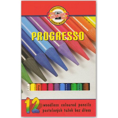 Koh-I-Noor Progresso Woodless Coloured Pencil Set