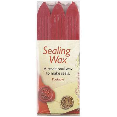 Manuscript Red Wax Sticks 3 Pack