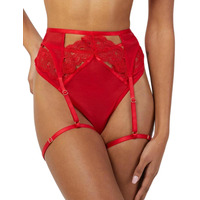 Image of Playful Promises WWLSB883R Wolf & Whistle Maisie Suspender Belt WWLSB883R Red WWLSB883R Red