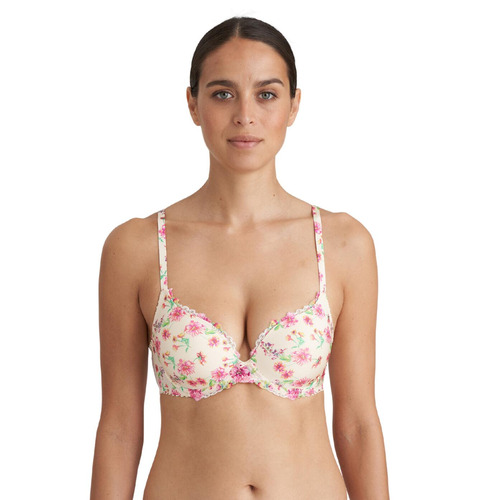 Marie Jo Chen Padded Heartshape Bra - Pearled Ivory