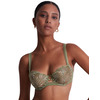 Aubade Paradis Exotique Half Cup Bra - Amazonia - 30D from Belle Lingerie