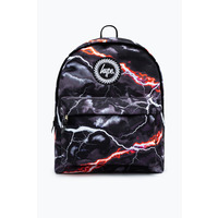 Image of Hype Unisex Black Smokey Storm Outline Crest Backpack