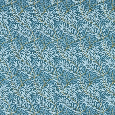 William Morris Willow Boughs Fabric Denim F1679/01 - By The Metre