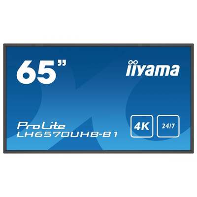 iiyama LH6570UHB-B1 65" Signage Display