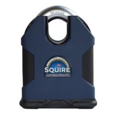 SQUIRE SS100CS Stronghold Closed Shackle Dual Cylinder Padlock - Each Cylinder On Same Key/KA