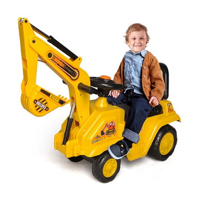Children’s Large Excavator Yellow Ride On JCB Digger Toy Truck