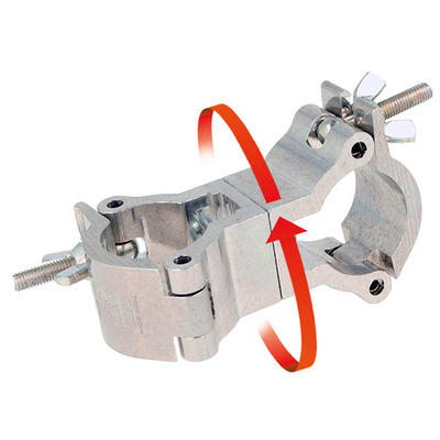 Doughty 35mm Atom Swivel Coupler - Silver