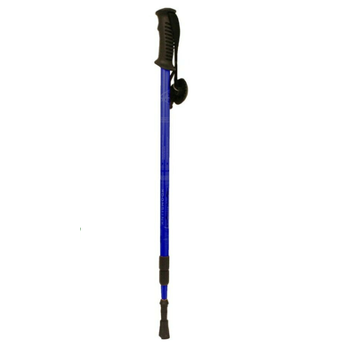 Aluminium Anti-shock Adjustable Walking Stick - Blue