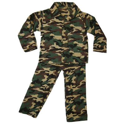 Childrens Role Play Fancy Dress Costumes For Ages 3-7 - Army Soldier - 3-5 Years