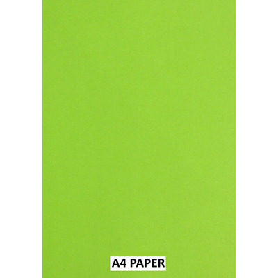 A4 Fluorescent Green Paper 80gsm Ream of 500 sheets