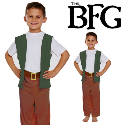 BFG Big Friendly Giant Fancy Dress Costume Age 4-12 Years - LARGE (10-12 YEARS)