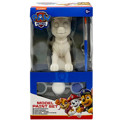 Paw Patrol Paint Your Own Model Figure Set with Brush & Paints - Chase