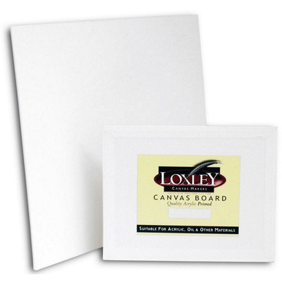 A4 Loxley Blank Canvas Board for Oil and Acrylic Painting (Pack of 1)