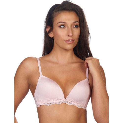 After Eden Lyonne Non Wired Lace Bra - Light Pink