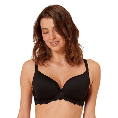 Simone Perele Caresse Spacer Plunge Bra - Black